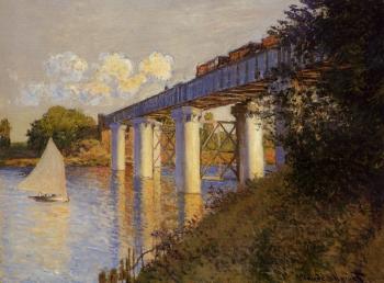 尅勞德 莫奈 The Railway Bridge at Argenteuil
